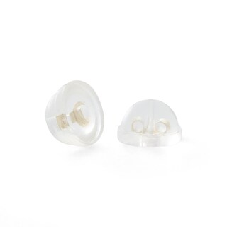 5.25mm Cubic Zirconia Double Frame Stud Earrings in 10K Gold