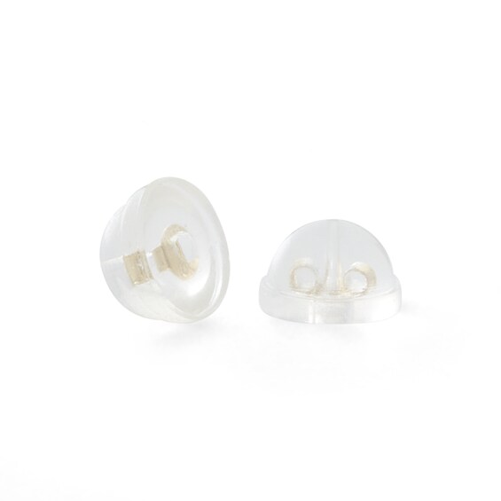5.25mm Cubic Zirconia Double Frame Stud Earrings in 10K Gold