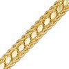 Thumbnail Image 1 of Multi-Row Hollow Rope Chain Bracelet in 10K Gold - 7.5"