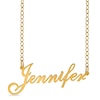 Thumbnail Image 1 of Script Name Necklace in 10K Gold (1 Line)