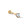 Thumbnail Image 0 of 14K Tube Gold Iridescent CZ Stud - 18G 5/16"