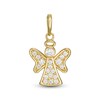 Thumbnail Image 1 of Child's Cubic Zirconia Angel Charm in 10K Gold