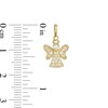Thumbnail Image 2 of Child's Cubic Zirconia Angel Charm in 10K Gold