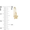 1/10 CT. T.W. Diamond Star Dangle Drop Earrings in 10K Gold