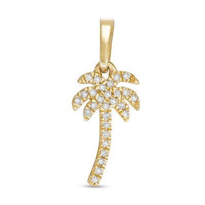 1/20 CT. T.W. Diamond Palm Tree Charm in 10K Gold