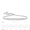 Thumbnail Image 1 of 1/2 CT. T.W. Diamond Bolo Bracelet in Sterling Silver - 9.5"