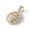Thumbnail Image 2 of 1/4 CT. T.W. Diamond Lion King Medallion Charm in 10K Gold