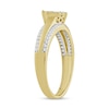 Thumbnail Image 4 of 1/5 CT. T.W. Composite Heart Diamond Edge Ring in 10K Gold