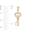 Thumbnail Image 1 of Puffed Key Charm in 10K Gold