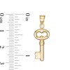 Thumbnail Image 1 of Puffed Key Charm in 10K Gold