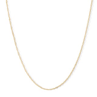 10K Hollow Gold Singapore Chain