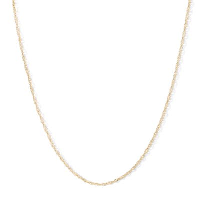 10K Hollow Gold Singapore Chain