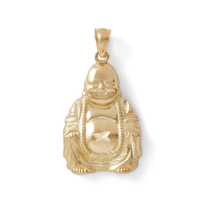 25mm Buddha Charm in 10K Solid Gold