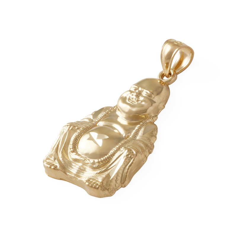 Main Image 2 of 25mm Buddha Charm in 10K Solid Gold