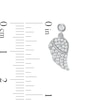 Thumbnail Image 2 of Cubic Zirconia Wing Dangle Drop Earrings in Sterling Silver