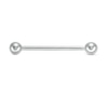 Thumbnail Image 1 of Titanium 5mm Ball Industrial Barbell - 14G 1"