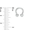 Thumbnail Image 2 of 014 Gauge Horseshoe Barbell in Titanium - 5/16"