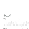 Thumbnail Image 2 of 016 Gauge Curved Eyebrow Barbell in Titanium - 1/4"