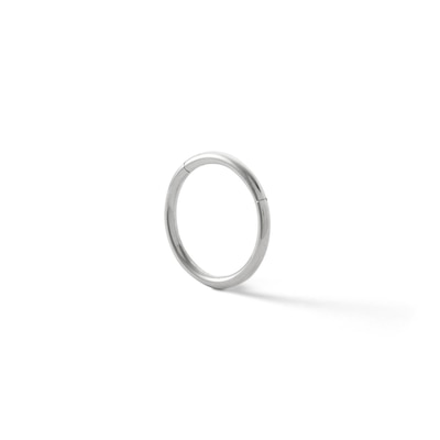 Solid Titanium Hoop - 16G 3/8"