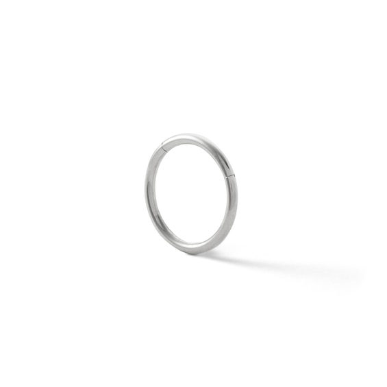Solid Titanium Hoop - 16G 3/8"