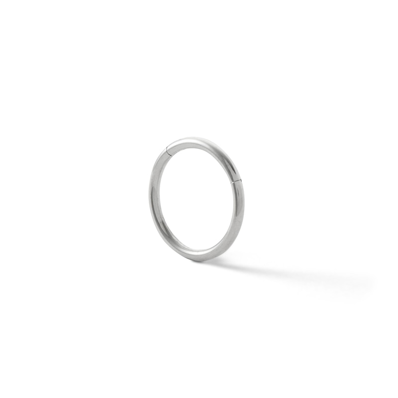 Solid Titanium Hoop - 16G 3/8"
