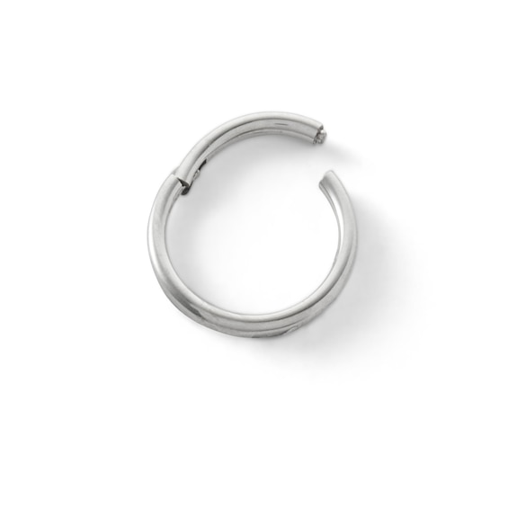 Solid Titanium Hoop - 16G 3/8"