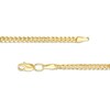 Gauge Solid Cuban Curb Chain Bracelet in 10K Gold