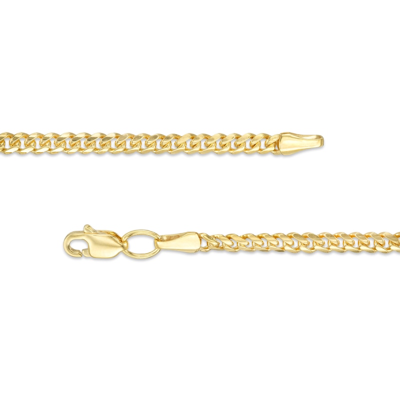 Gauge Solid Cuban Curb Chain Bracelet in 10K Gold