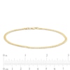 Gauge Solid Cuban Curb Chain Bracelet in 10K Gold