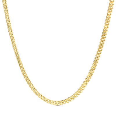 Gauge Solid Cuban Curb Chain Necklace in 10K Gold