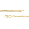 Gauge Solid Cuban Curb Chain Necklace in 10K Gold
