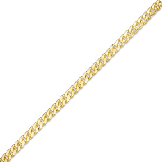 Gauge Solid Cuban Curb Chain Bracelet in 10K Gold