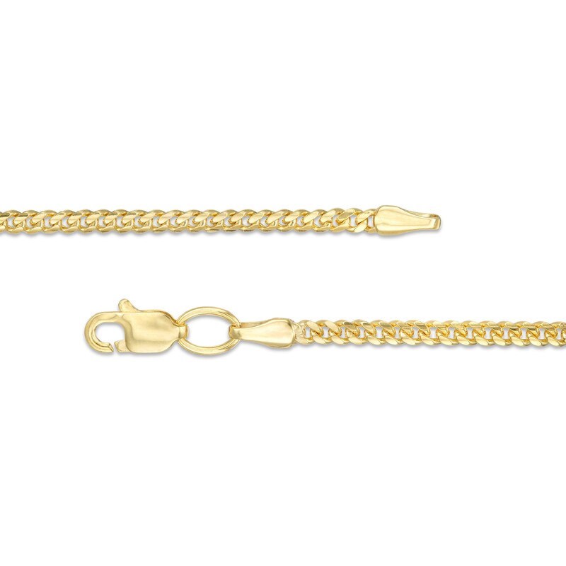 Main Image 2 of 060 Gauge Solid Cuban Curb Chain Bracelet in 10K Gold - 8"