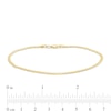Thumbnail Image 2 of 060 Gauge Solid Cuban Curb Chain Bracelet in 10K Gold - 8"