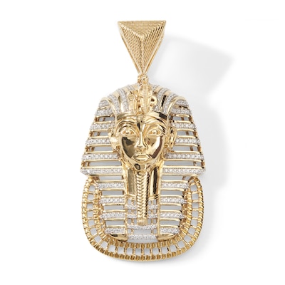 1/2 CT. T.W. Diamond Pharaoh Charm in 10K Gold
