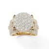 3 CT. T.W. Composite Diamond Layered Shank Ring in 10K Gold