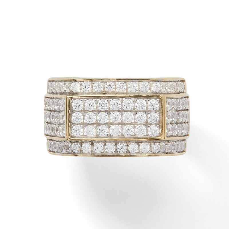 2 CT. T.W. Diamond Multi-Row Tiered Ring in 10K Gold