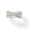 1/2 CT. T.W. Diamond Layered Overlay Ring in Sterling Silver