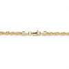 Thumbnail Image 3 of 024 Gauge Solid Rope Chain Necklace in 10K Gold - 22"