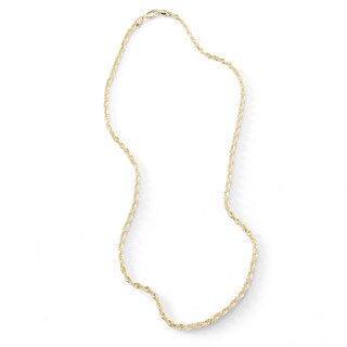 10K Solid Gold Rope Chain - 20"