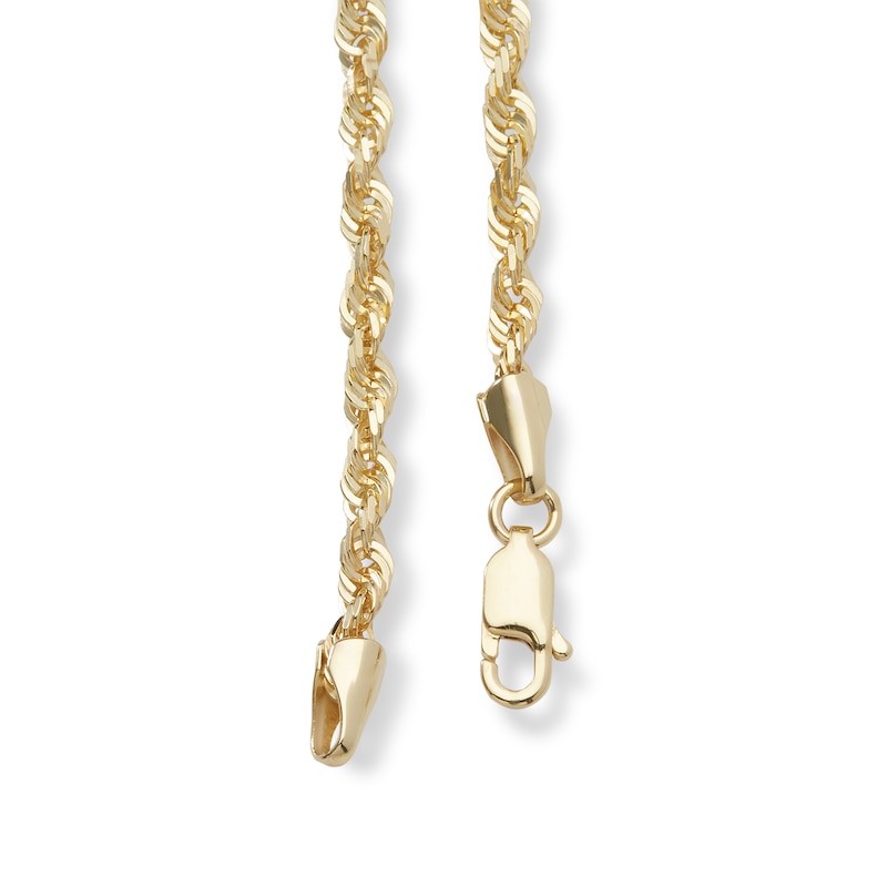 Main Image 2 of 10K Solid Gold Rope Chain - 20"
