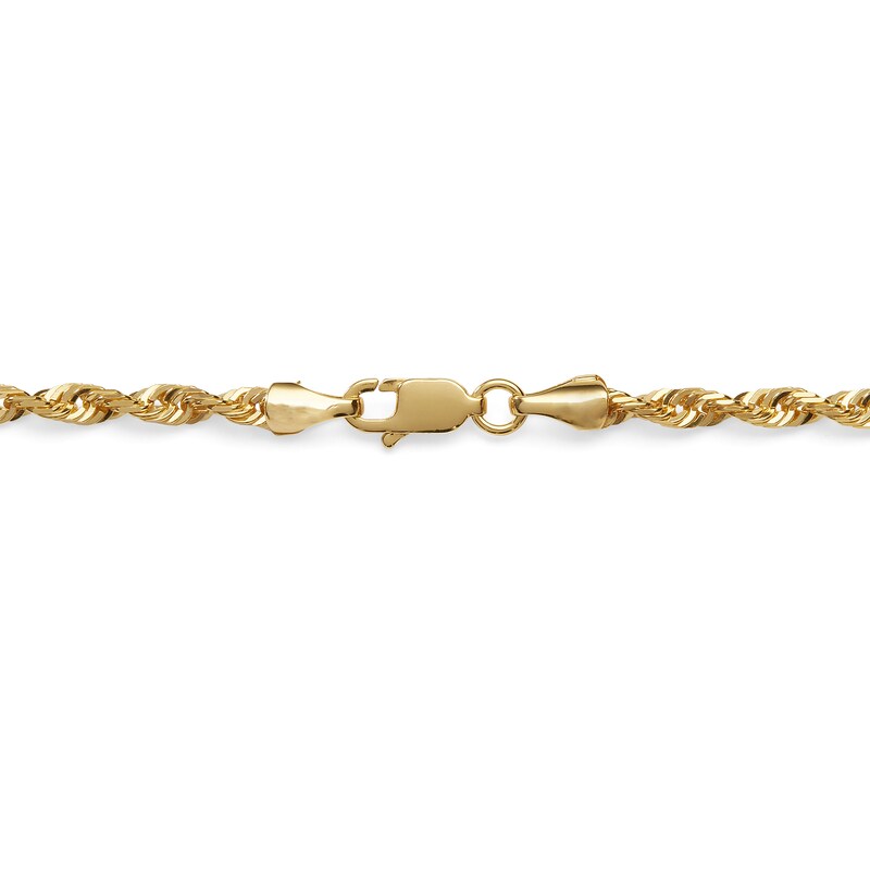 Main Image 3 of 10K Solid Gold Rope Chain - 20"