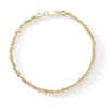 Thumbnail Image 3 of 028 Gauge Solid Rope Chain Bracelet in 10K Gold - 9"