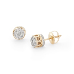 1/6 CT. T.W. Composite Diamond Stud Earrings in 10K Gold