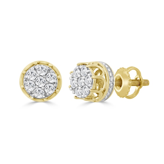 1/6 CT. T.W. Composite Diamond Stud Earrings in 10K Gold