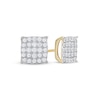 Thumbnail Image 1 of 1-1/2 CT. T.W. Composite Diamond Square Stud Earrings in 10K Gold