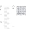 Thumbnail Image 2 of 1-1/2 CT. T.W. Composite Diamond Square Stud Earrings in 10K Gold