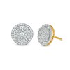 Thumbnail Image 0 of 1 CT. T.W. Composite Diamond Frame Stud Earrings in 10K Gold