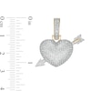 Thumbnail Image 1 of 1/2 CT. T.W. Diamond Heart with Arrow Charm in 10K Gold