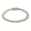 Thumbnail Image 1 of 1 CT. T.W. Diamond Cuban Curb Chain Bracelet in 10K Gold - 8.5&quot;